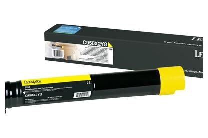 Lexmark Toner Yellow Extra High Yield • C950X2YG