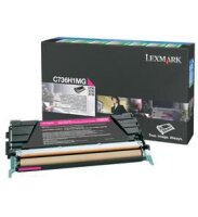 Lexmark Toner Magenta High Capacity • C736H1MG