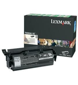 Lexmark Toner Black • T650A11E