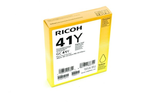 Ricoh GC-41Y Gel cartridge yellow • 405764